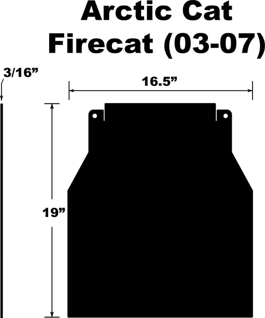 Pdp Snowflap  Arctic Cat Firecat/Sabercat 03-07