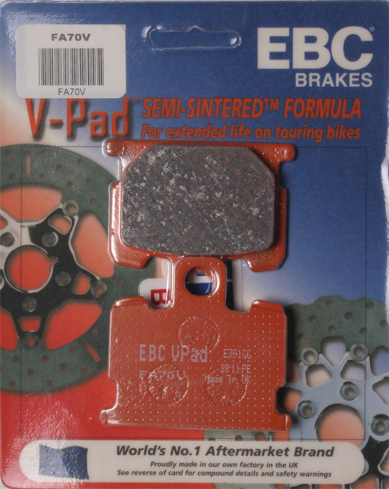 Ebc Brake Pads Fa70V Semi-Sintered V Series