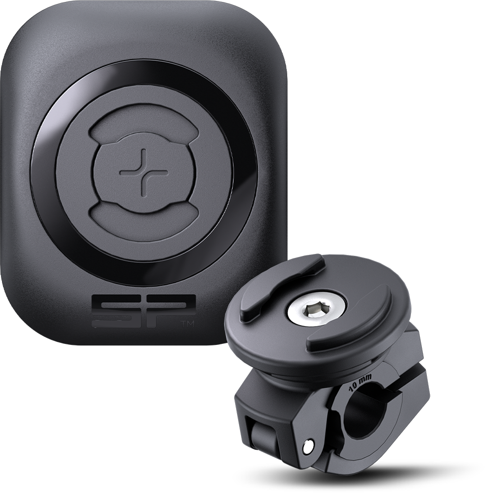 Sp Connect UNIVERSAL CLAMP SPC+ MOTO SCOOTER BUNDLE