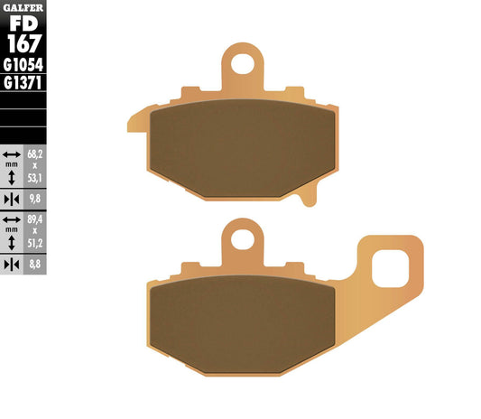 Galfer Brake Pads Sintered Fd167G1371