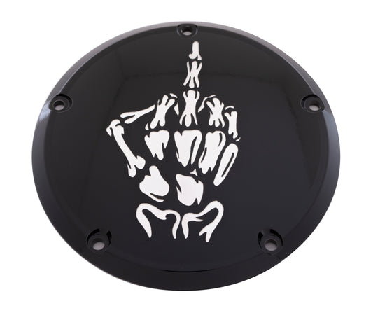 Custom Engraving 7   Tc Derby Cover Bone Finger Black