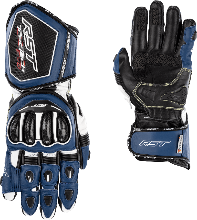 Rst Tractech Evo 4 Ce Glove Blue/White/Black Sm