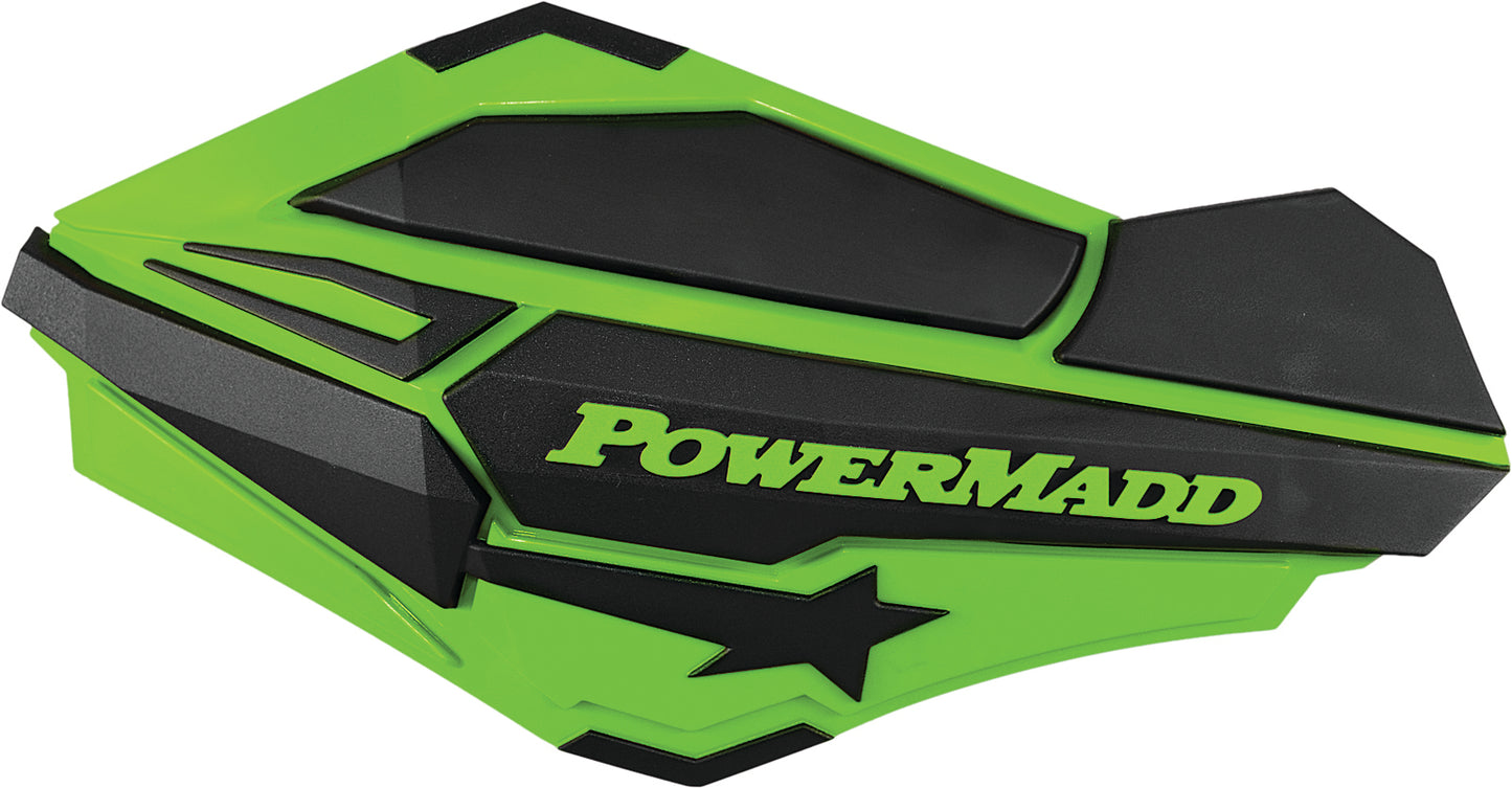 Powermadd Sentinal Handguards (Green/Black)