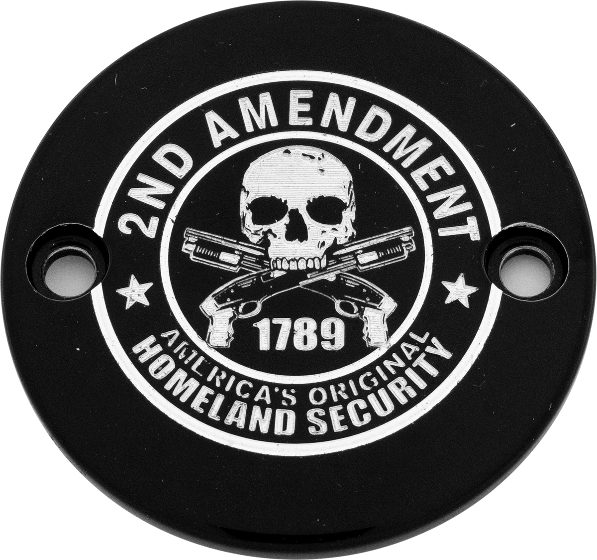 Custom Engraving M8 Timer Cover 2A Black