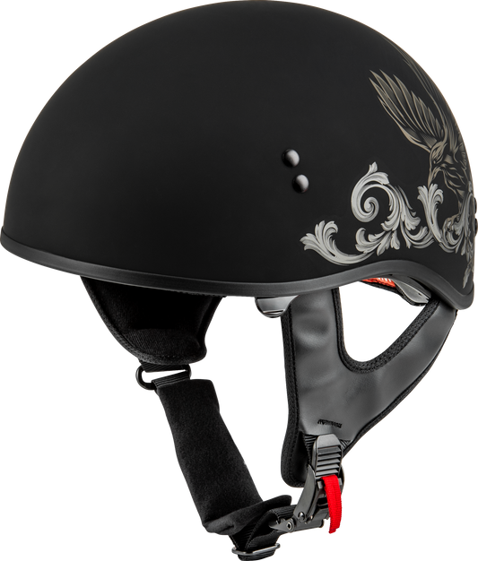 Gmax Hh-65 Corvus Helmet Matte Black/Tan Xs