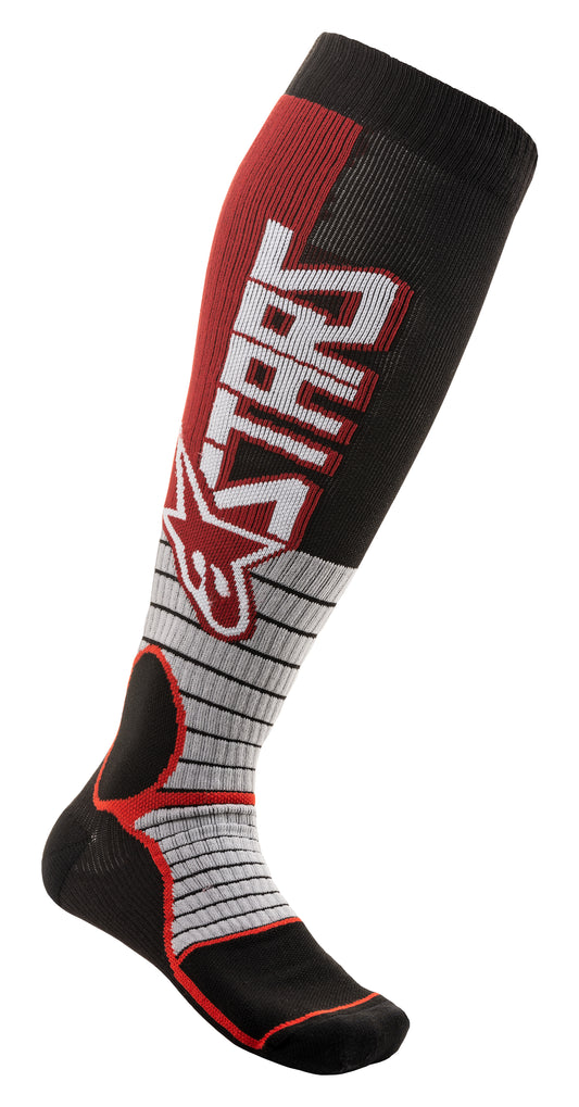 Alpinestars Mx Pro Socks Burgundy/Black Medium