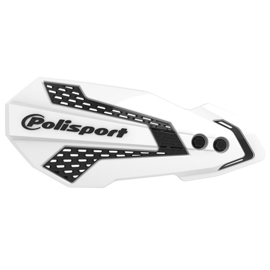 Polisport Mx Flow Handguards White/Black • #64-8308207