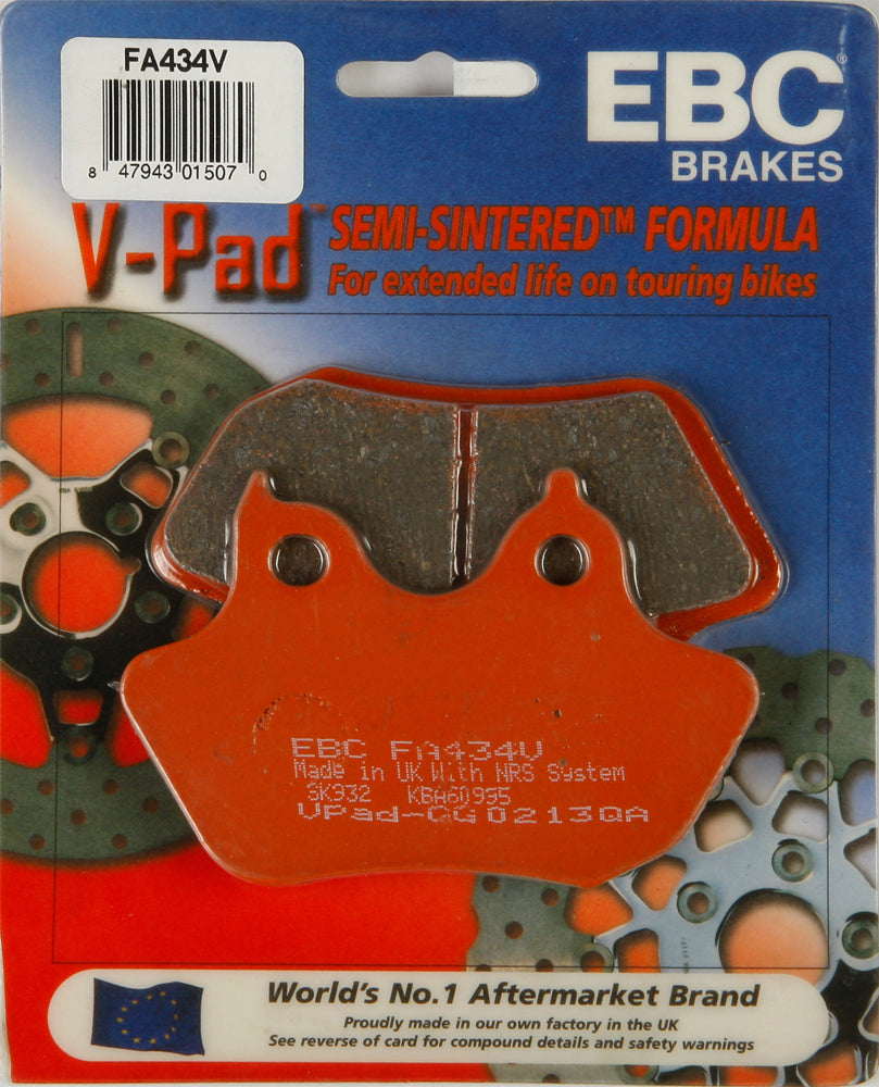 Ebc Brake Pads Fa434V V-Series