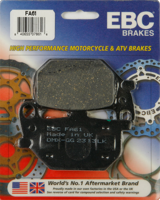 Ebc Brake Pads Fa61 Organic