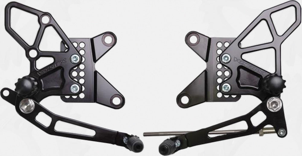 Vortex Rear Set Complete Blk Kaw • #3-RS416K