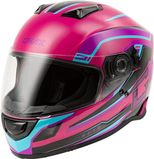 Gmax Ff-18 Drift Helmet Pink/Blue/Black Xs