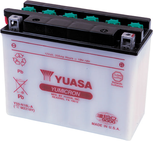 Yuasa Battery Y50-N18L-A Conventional