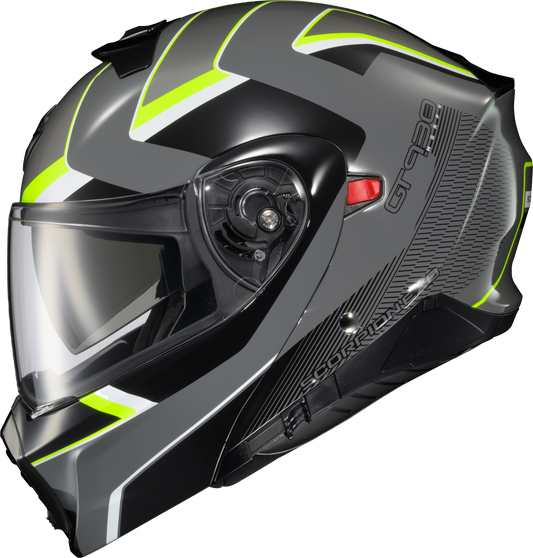 Scorpion Exo Exo-Gt930 Transformer Helmet Morph Grey/Hi-Viz Md