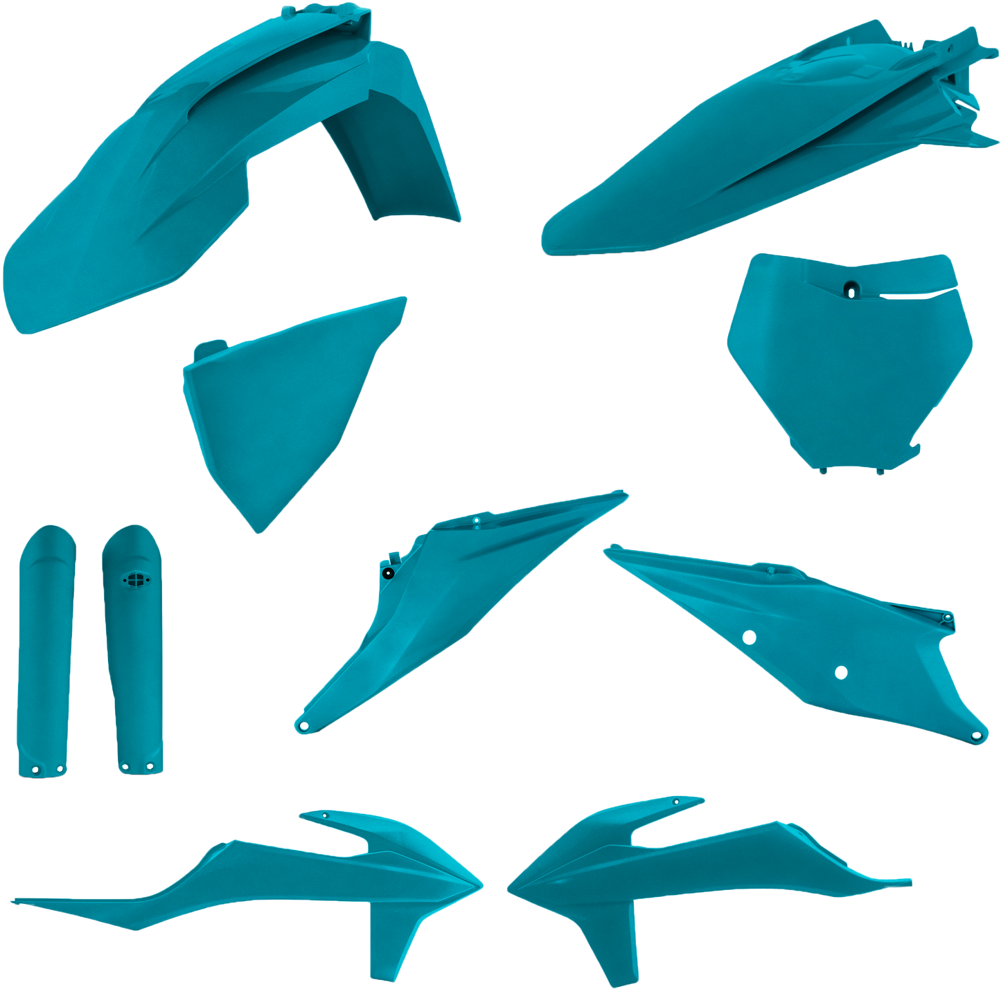 Acerbis Full Plastic Kit Ktm Teal Metallic
