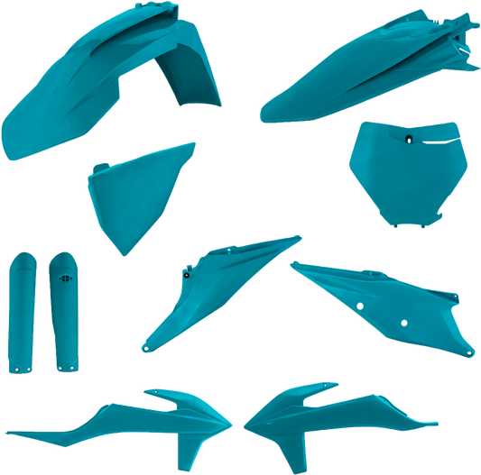 Acerbis Full Plastic Kit Ktm Teal Metallic