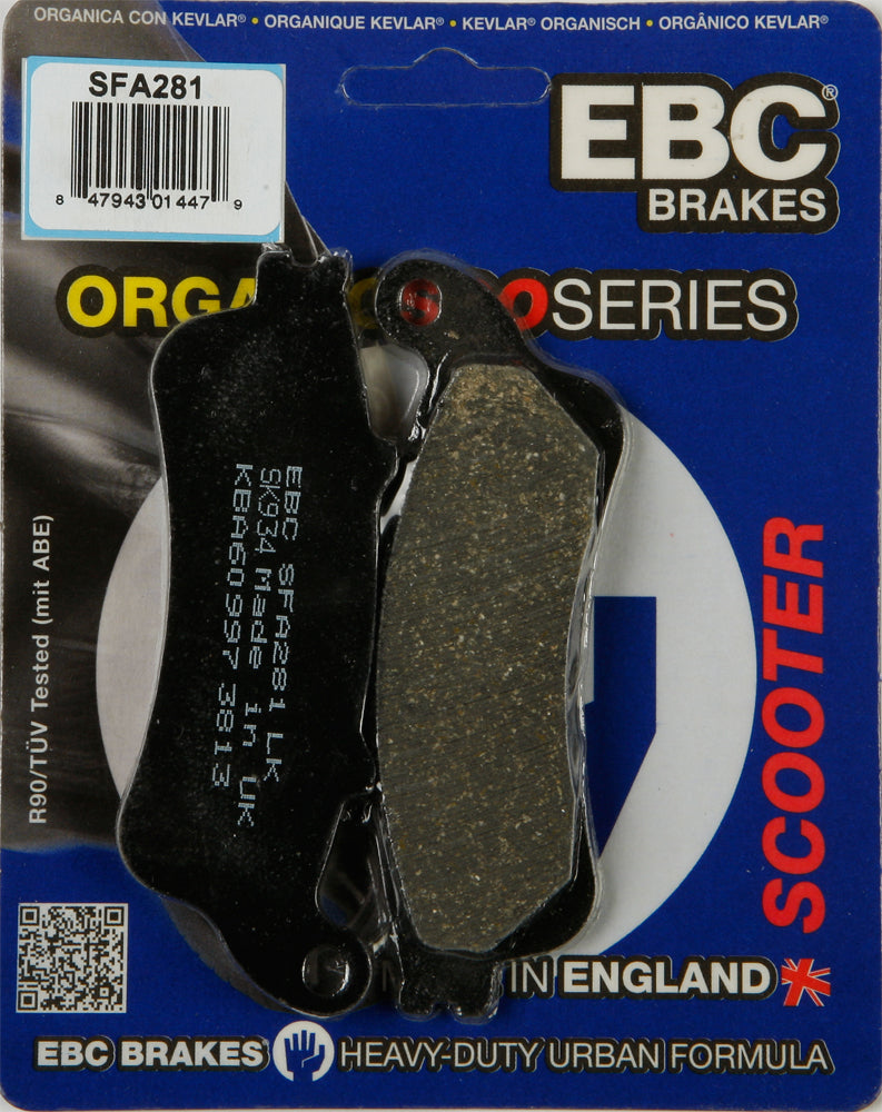 Ebc Brake Pads Sfa281 Organic