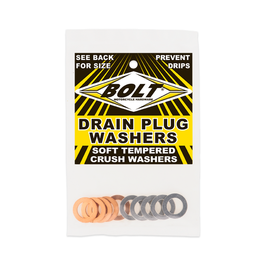 Bolt Crush Washers 12X20Mm 10/Pk 5 Aluminum & 5 Copper