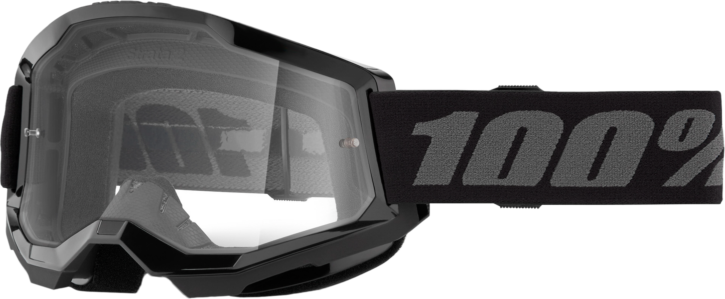 100-Percent Strata 2 Goggle Black Clear Lens