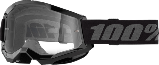 100-Percent Strata 2 Goggle Black Clear Lens