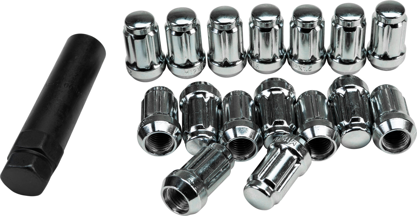 Itp 12Mmx1.50 Lock Style Lug Nuts W/Key 16/Pk