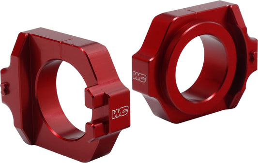 Works Axle Blocks Elite Hon Red • #66-17225
