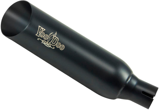 Voodoo Shorty Slip-On Exhaust Black • #12-8058BK