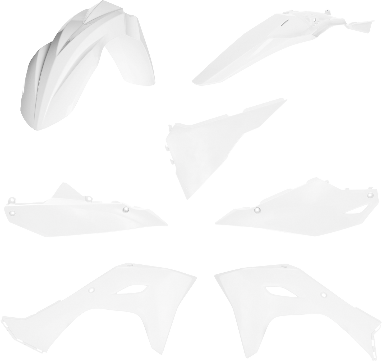 Acerbis Plastic Kit Kaw White