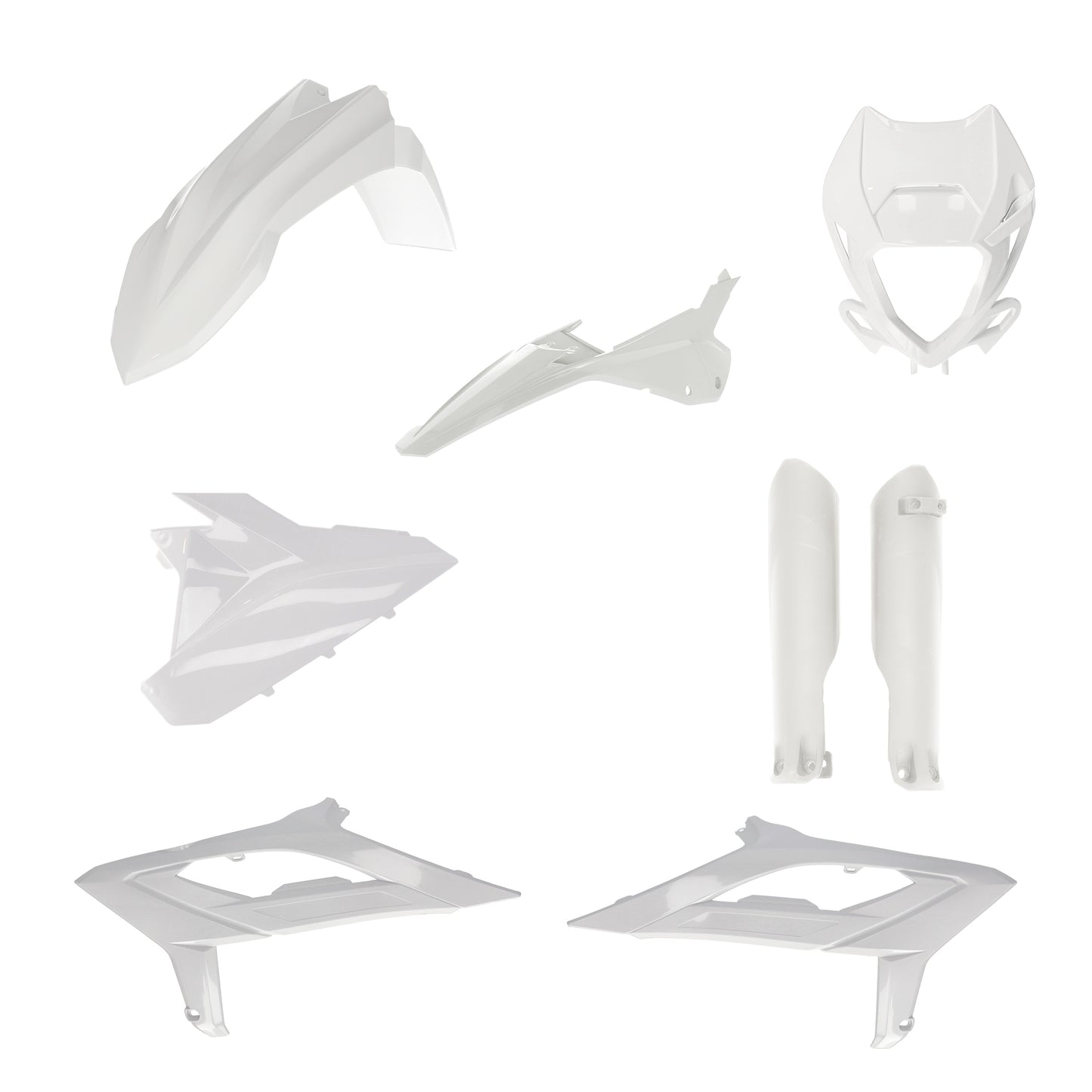 Acerbis Full Plastic Kit Beta White • #29794-70002