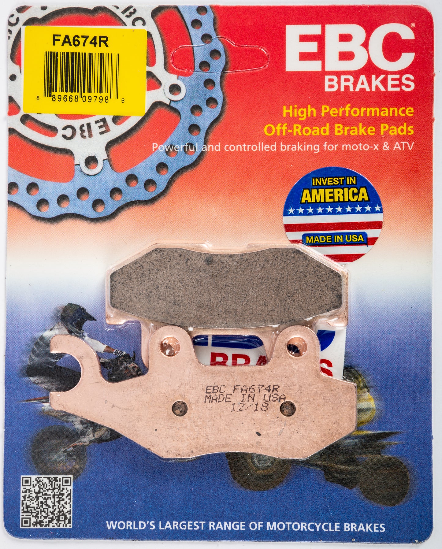 Ebc Brake Pads Fa674R Sintered R Series