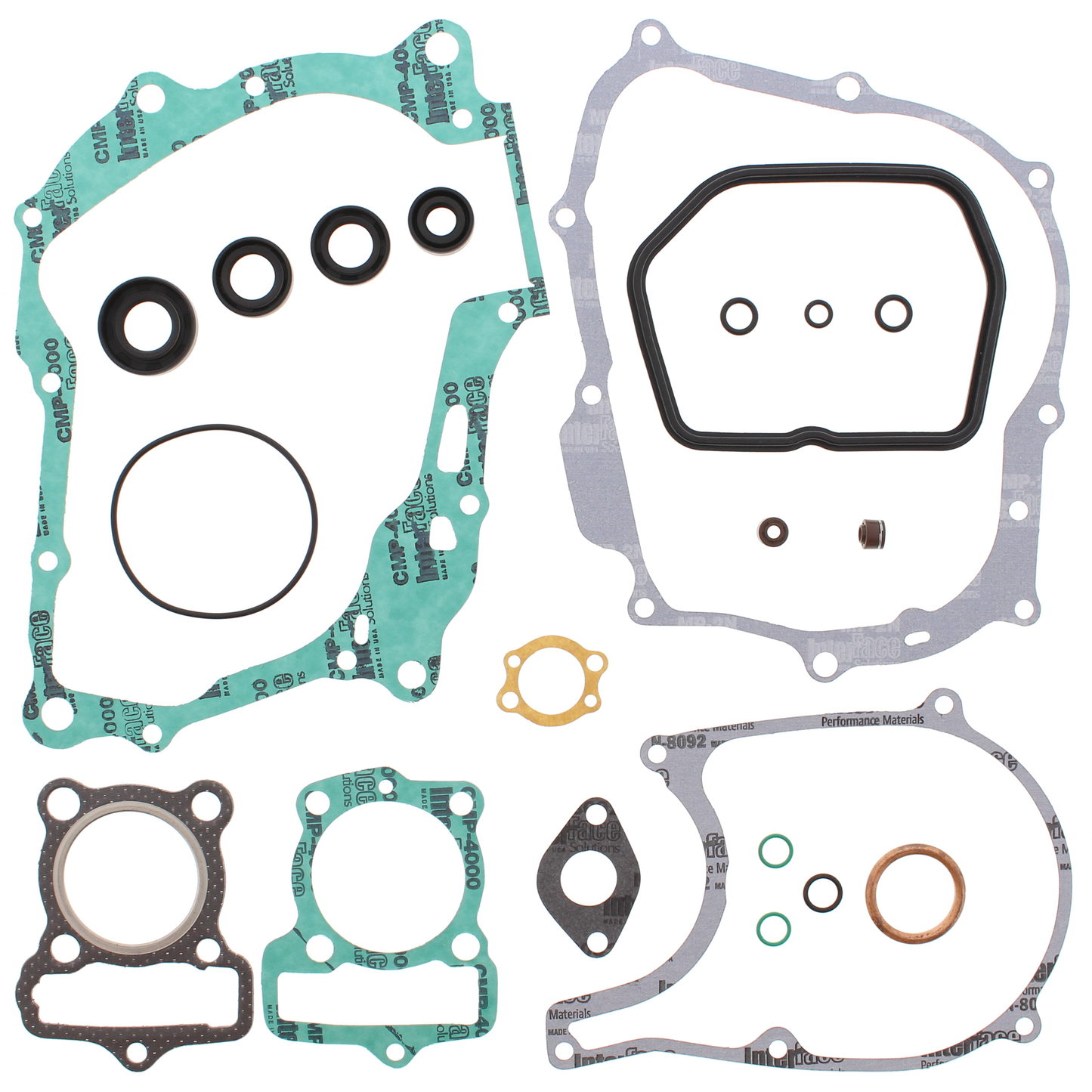 Vertex Complete Gasket Set With Oil Seals • #681-1207