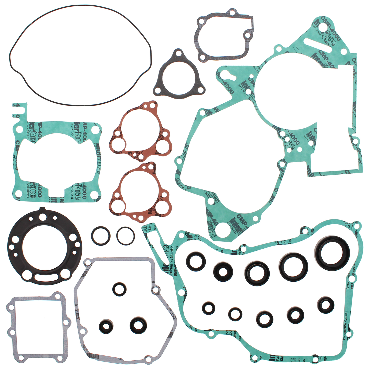 Vertex Complete Gasket Set With Oil Seals • #681-1239