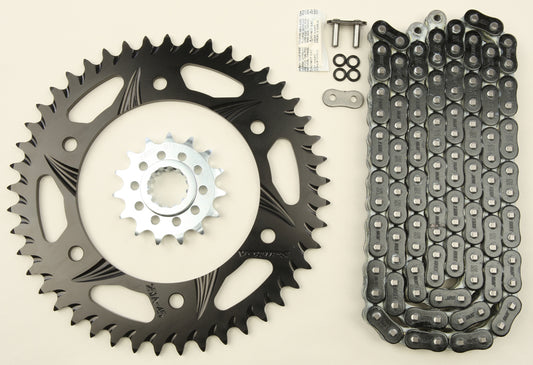 Vortex Sprocket/Chain Kit Stl/Alu 15/45T Blk Rx3 520-108L Blk • #3-CK6335