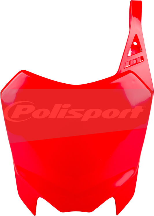 Polisport Front Number Plate Red • #64-6631