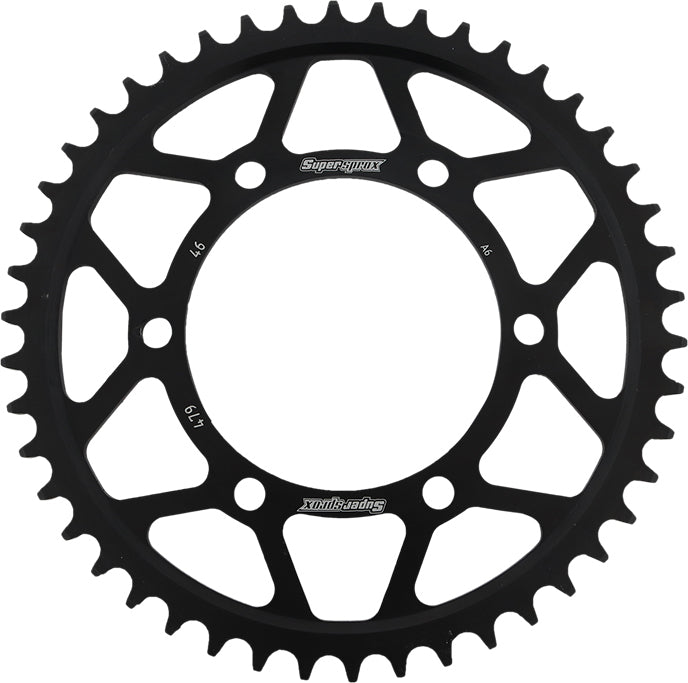 Supersprox Rear Sprocket Steel 46T-530 Blk Yam