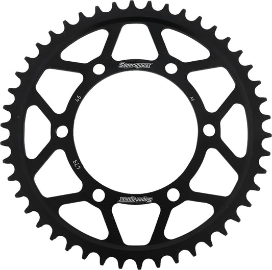 Supersprox Rear Sprocket Steel 46T-530 Blk Yam