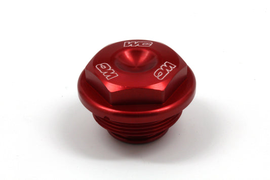 Works Rear Brake Cover Red