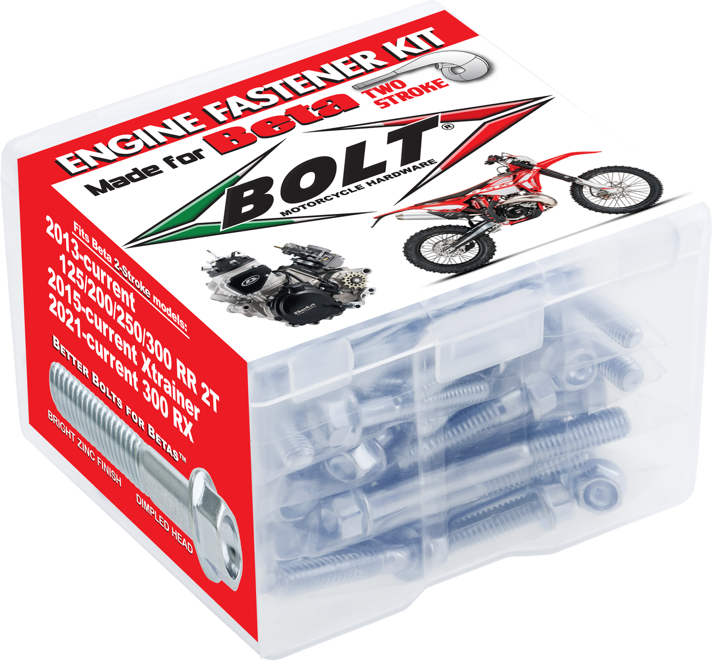 Bolt Engine Fastener Kit Beta 2-Stk 125-300