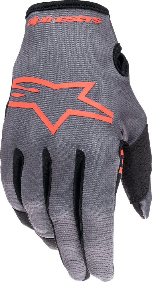 Alpinestars Radar Gloves Magnet/Neon Red Sm