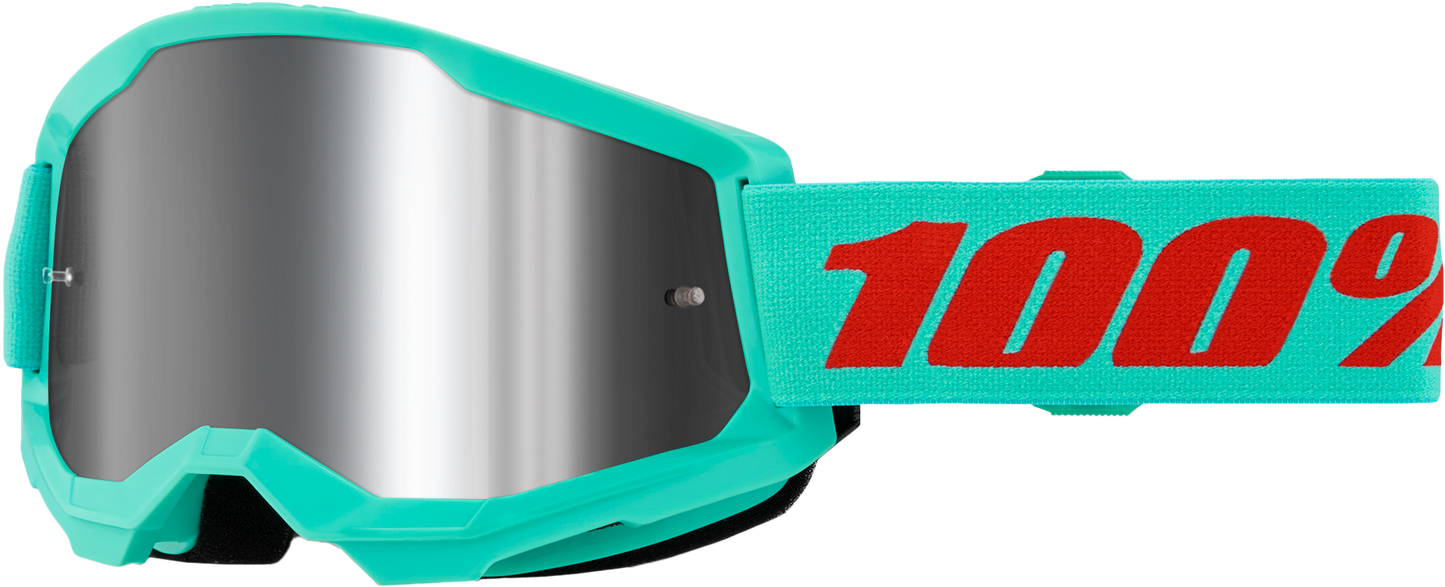 100-Percent Strata 2 Goggle Maupiti Mirror Silver Lens