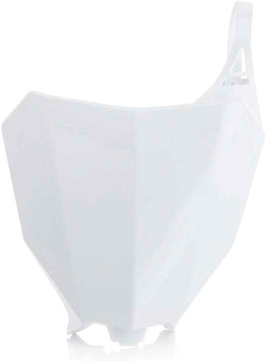 Acerbis Front Number Plate White • #26306-80002