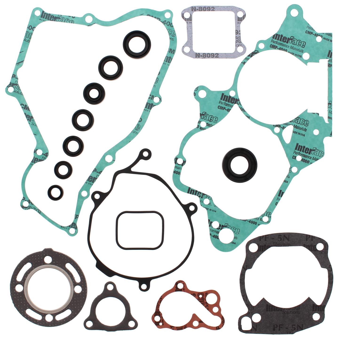 Vertex Complete Gasket Set With Oil Seals • #681-1205