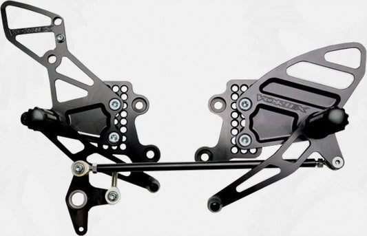 Vortex Rear Set Complete Blk Hon • #3-RS205K