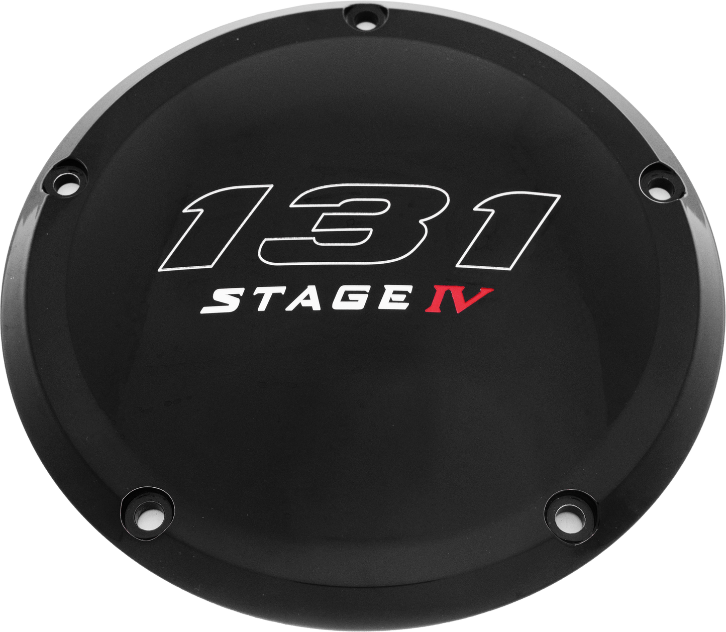 Custom Engraving 7   M8 Flt/Flh Derby Cover 131 Stage Iv Black