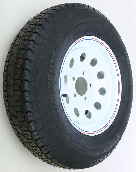 Awc Trailer Tire And Wheel Assembly White • #58-8166