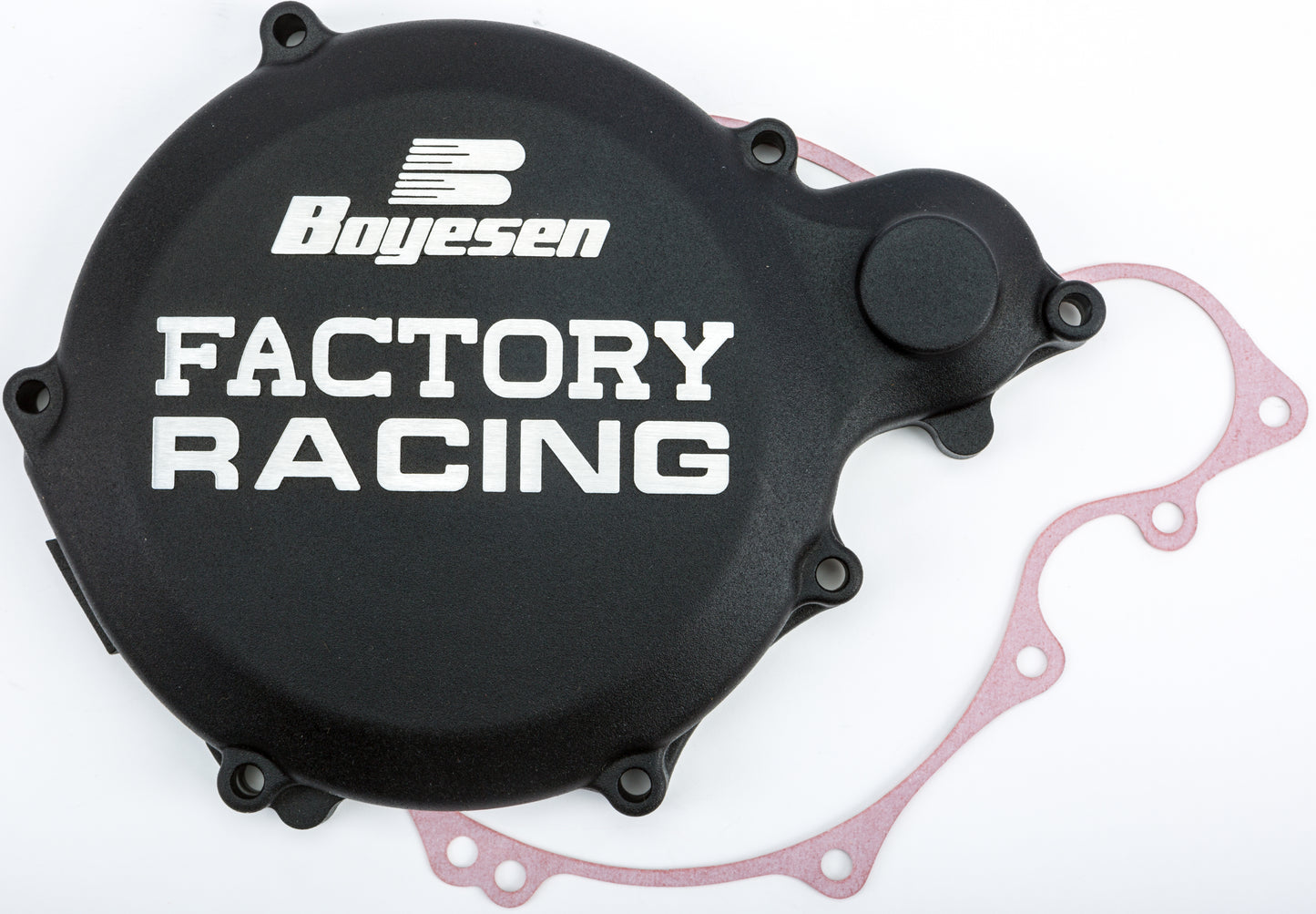 Boyesen Factory Racing Clutch Cover Black • #59-7232B