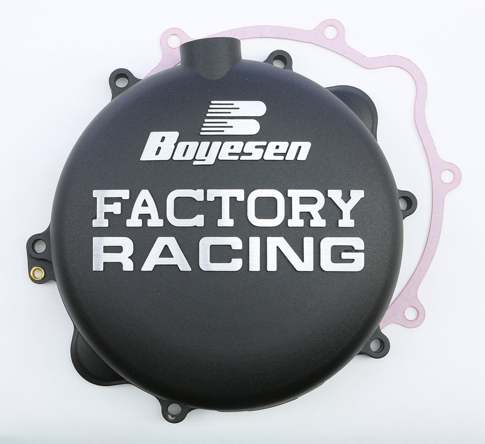 Boyesen Factory Racing Clutch Cover Black • #59-7243B