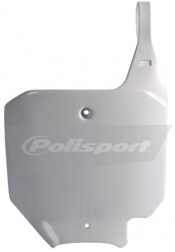 Polisport Number Plate White • #64-6630