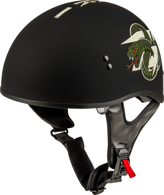 Gmax Hh-65 Drk1 Helmet Matte Black/Bone 2X