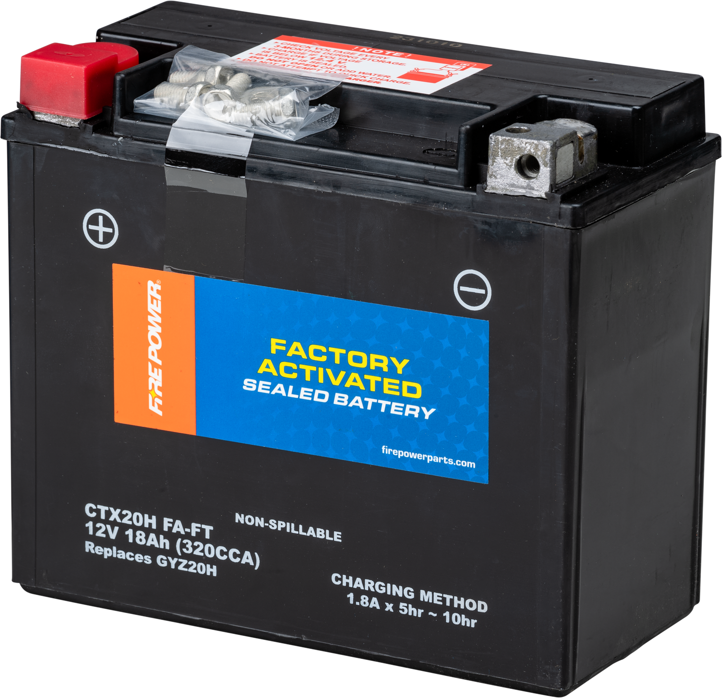 Fire Power Battery Ctx20H (Fa) Ft Sealed Factory Activated