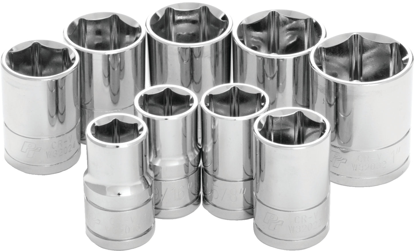 Performance Tool 1/2" SAE Socket Set